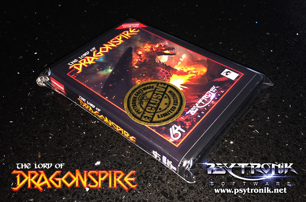 Lord Of Dragonspire [Clamshell C64 tape] *LIMITED STOCK!*
