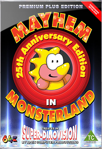 Mayhem in Monsterland 25th Anniversary [Premium+ C64 Disk]