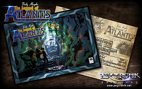The Legend of Atlantis (A3 Poster / Map)