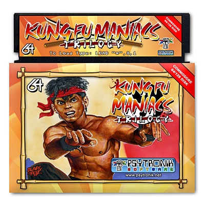 Kung-Fu Maniacs Trilogy [Budget C64 Disk]
