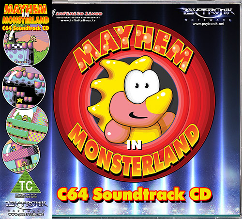 Mayhem in Monsterland (C64 Soundtrack CD)