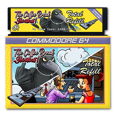 Coffee Break Shootout/Total Refill Twin Pack [Budget C64 Disk]