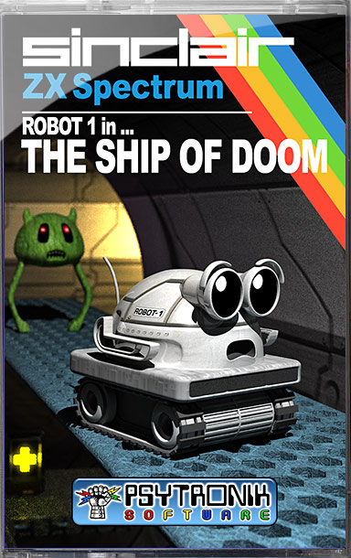 Robot 1 in ... THE SHIP OF DOOM! [ZX Spectrum Tape] - Click Image to Close