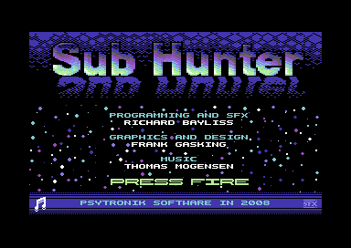 Sub Hunter in-game screen