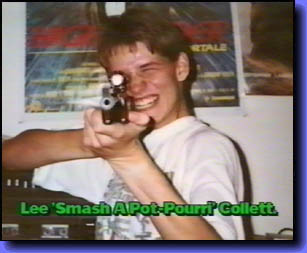 Look out! He's got a shooter!